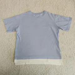 グローバルワーク　重ね着風Tシャツ 130のサムネイル