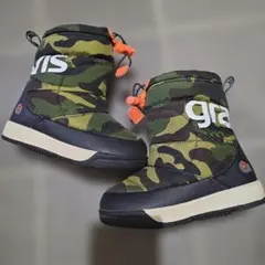 GRAVIS　スノーブーツ　迷彩　17cm
