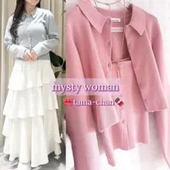 ビスチェキャミソールset 襟付きポロカーディガン