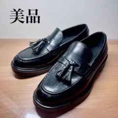 【美品】ZARA ザラ　タッセルローファー　ブラック　25.5