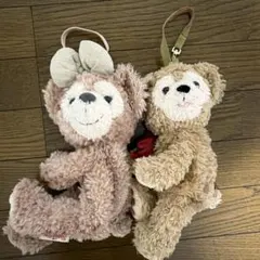 ダッフィー＆シェリーメイ ストラップポーチ セット ぬいぐるみ ディズニー