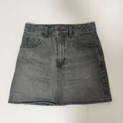 GU デニムスカート グレー S
