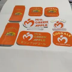 Mrs. GREEN APPLE　ミセス　コンプ　ステッカー　グッドエール