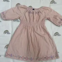 90cm♡babyGap♡ピンク刺繍ワンピース
