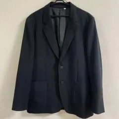 UNIQLO U 黒ジャケット　セットアップのサムネイル