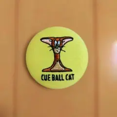 トムとジェリー 刺繍缶バッジ トムジェリ きいろ