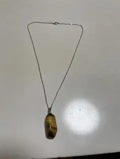 タイガーアイ ネックレス シルバー