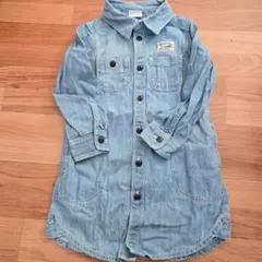 BREEZE　デニムシャツワンピース　100㎝