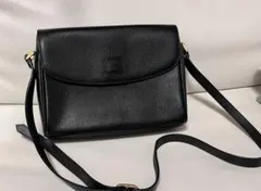 Burberry ショルダーバッグ ブラック レザー