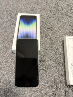 [動作確認済] Apple iPhone SE3 スターライト　128GB