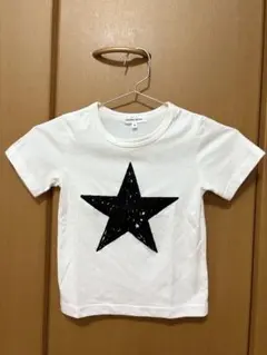 ホワイト 星柄 Tシャツ