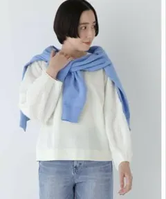 ★タグカット新品未使用★定価17,600円カットジャカードドッキングブラウス