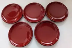 〘値下げ〙生駒漆芸工房 生駒塗 銘々皿のサムネイル