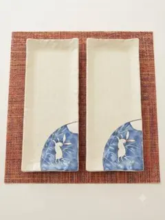 益子  金子 國夫 作の長皿(2客) 益子 金子 國夫 作の長皿(2客) - メルカリ