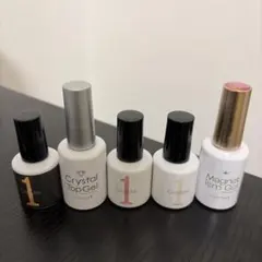 ジェルミーワン GelMe1 ベース トップ ジェルネイルカラー 5本セット