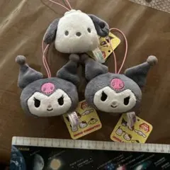 サンリオ　ぬいぐるみ　クロミ　ポチャッコ