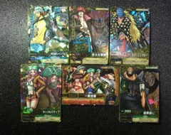 旧ワンピースカード　キッド　ロー　ボニー　他ルーキー計6枚　ワンピーベリーマッチ 旧ワンピースカード キッド ロー ボニー 他ルーキー計6枚 ワンピー