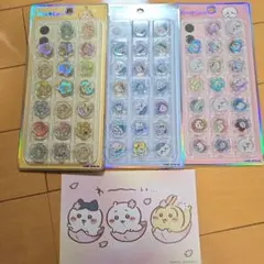 Kira Coro　ちいかわおはじきシール　ハチワレ　うさぎ