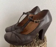 【今月中お値下げ】美品【チエミハラ】お洒落　スエードストラップパンプス 2025年最新】CHIE MIHARA レディース ハイヒール・パンプスの