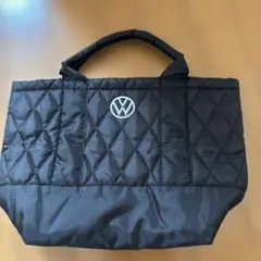 Volkswagen キルティング トートバッグ ブラックのサムネイル