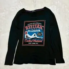 Hysteric Glamour ロンT ピチT 黒 ヒスガール Y2K 00s