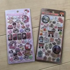 [正規品]ボンボンドロップシール　和柄　クーリア　舞妓さん　古都