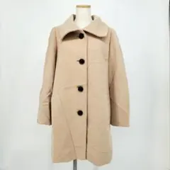 Z5 【伊製生地】 23区 カシミヤ&ウール ビッグカラー コート アウター