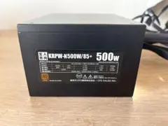 玄人志向 KRPW-N500W/85+ 500W ATX電源/電源ユニットのサムネイル