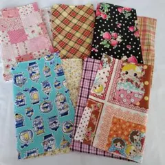 【25×35サイズ】小さめランチョンマット5枚セット　No.21　ハンドメイド