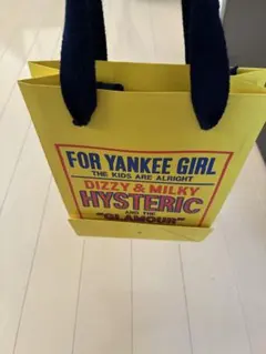 HYSTERIC GLAMOUR ショップ袋 紙袋 イエローのサムネイル