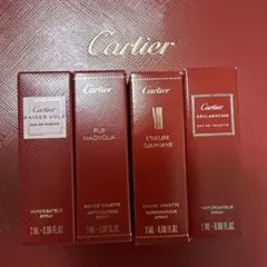 Cartier 香水 サンプル 2㎖　4本セット オードトワレのサムネイル