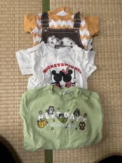 スヌーピー・ミッキーロンパースセット