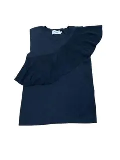 AZUL BY MOUSSYアズールバイマウジーアシンメトリックフリルセーター