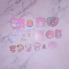 おまけ付き★おすそ分け　フレークシールA　マイメロ　mikko