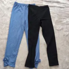 Catherine Cottage レギンス 120cm 青、UNIQLO 黒