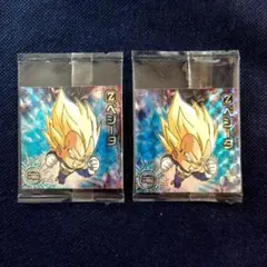 ドラゴンボール 超戦士 シールウエハース超 ベジータ 2枚セット