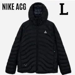 NIKEACG ダウンジャケット ワンポイントロゴ 黒 M. 2026年最新】NIKE ACG 素材(詰め物)：ダウン メンズ ダウンジャケット