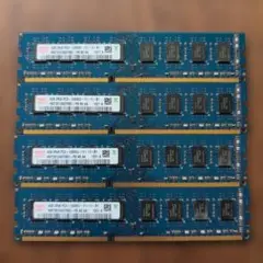 【24】hynix DDR3 4GBメモリー 4枚セット