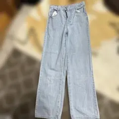GRL ストレートデニム S ライトブルー