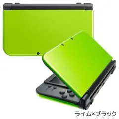 New 3DS LL ライム×ブラックと充電器