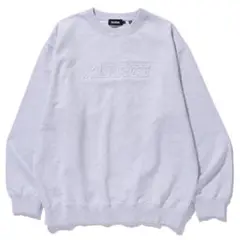 未使用/XLARGE スウェット EMBOSSED STANDARD ASH L