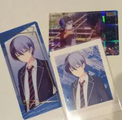 プロセカ 青柳冬弥 ウエハースカード チェキ風カード クリアしおり