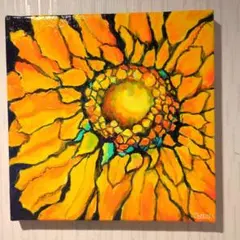 キャンバス油絵 　クーちゃん様専用　　マリーゴールド 　イメージ