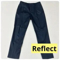 Reflectリフレクト　ネイビー レディーススラックス センタープレス