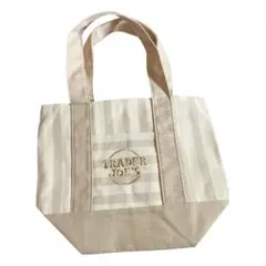 TRADER JOE'S トレーダージョーズ ストライプ トートバッグのサムネイル