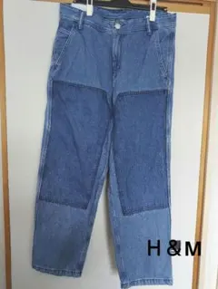 美品！H＆M メンズ　ルーズフィットデニム