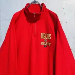 DISCUSディスカス ハーフジップスウェット トレーナーのサムネイル