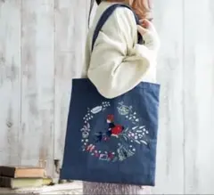 【新品未使用品】魔女の宅急便 刺繍トートバッグのサムネイル