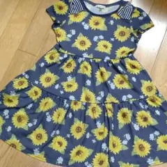 anyfam　ひまわり柄ワンピース 140センチ