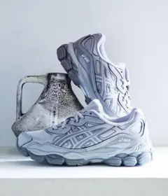 【美品】ASICS GEL-NYC / CEMENT GREY 23.5cmのサムネイル